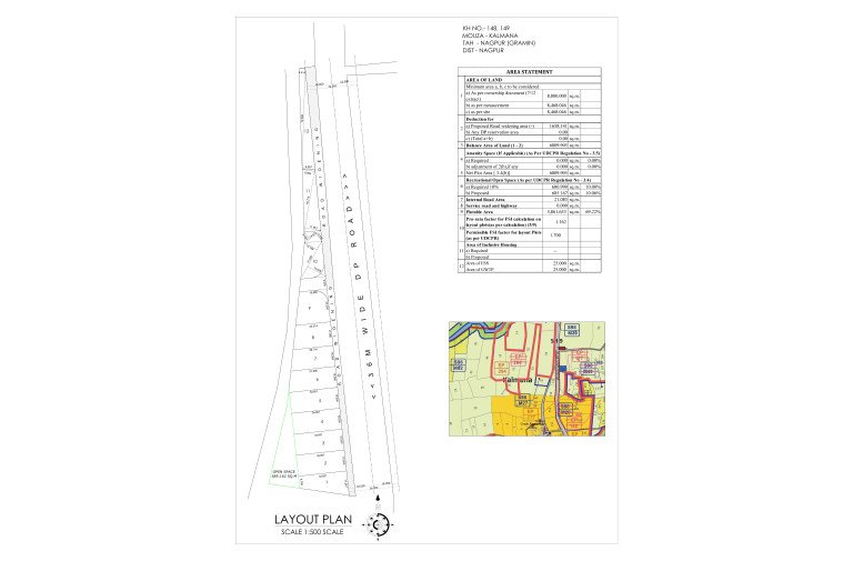Commercial plot for sale kalamna umred road nagpur